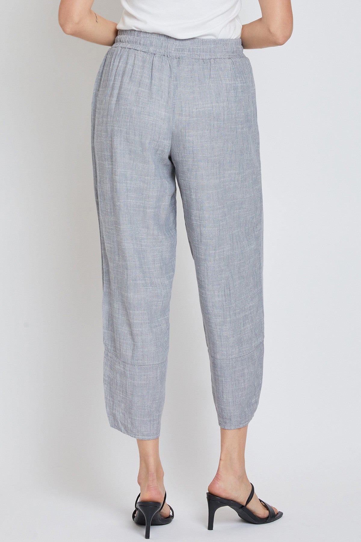 TULIP HEM LINEN PANTS