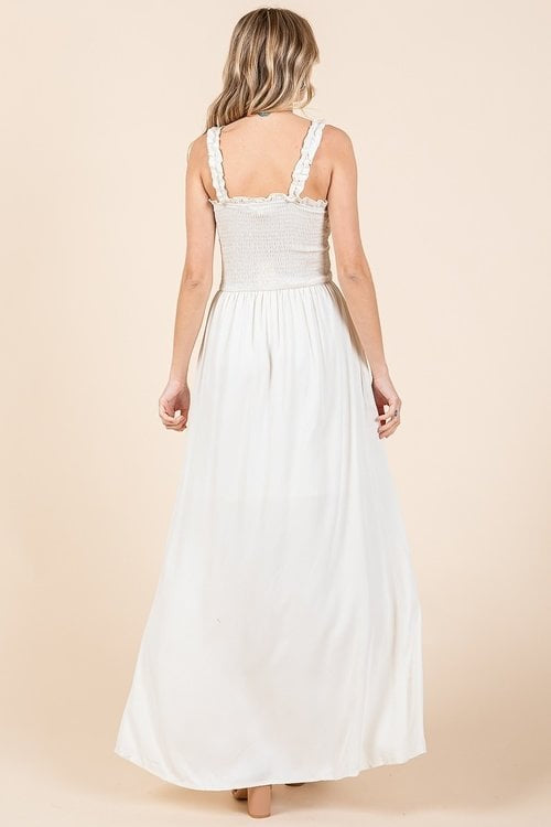 DONNA BUTTON DOWN MAXI