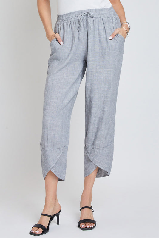 TULIP HEM LINEN PANTS