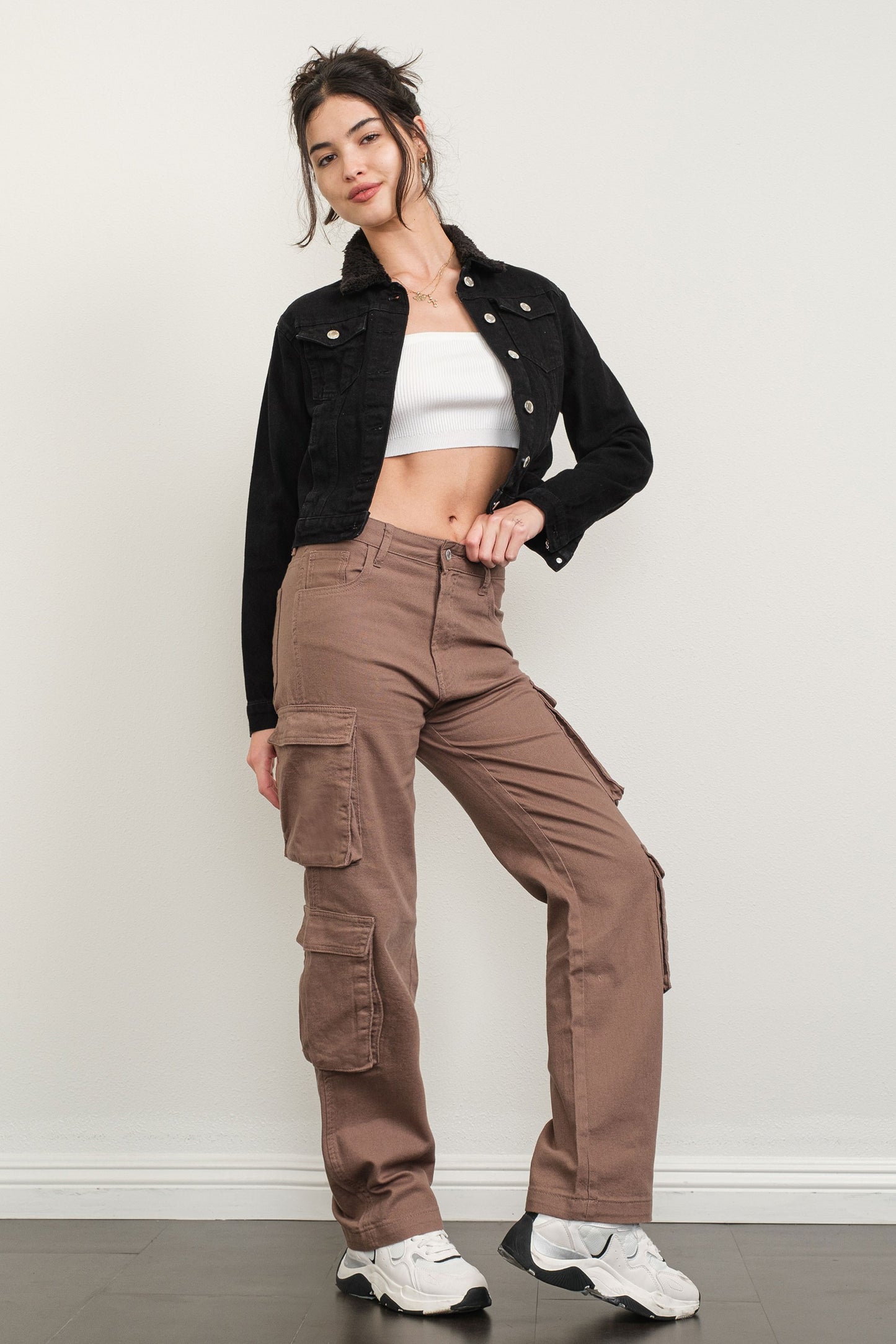 DEANA SLOUCHY CARGO JEANS