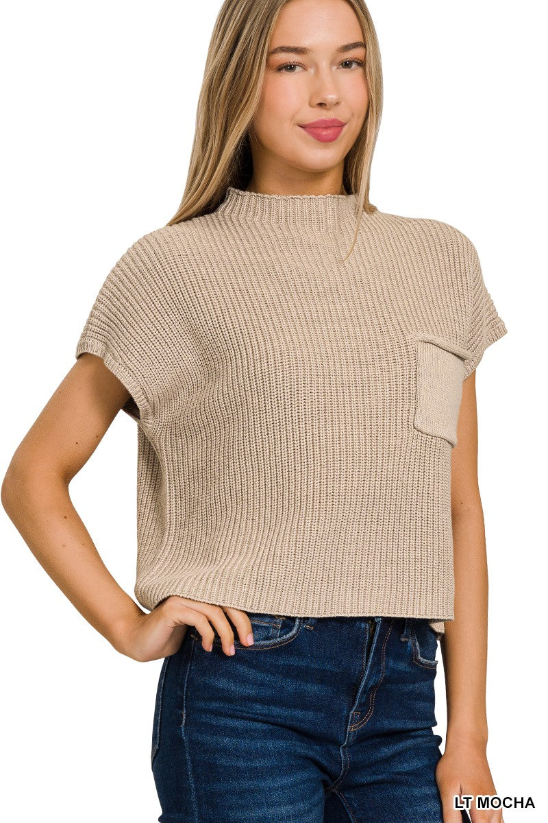 ALLEAH CROP SWEATER TOP