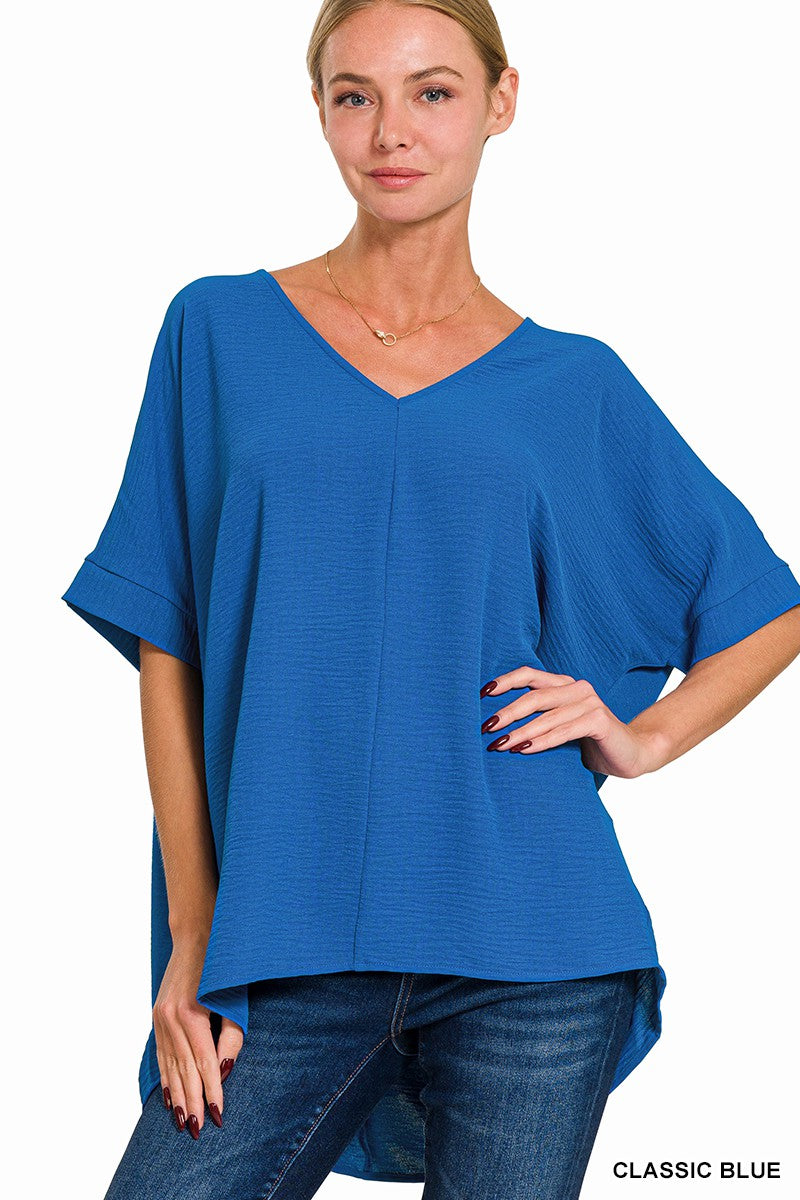 V-NECK DOLMAN TOP