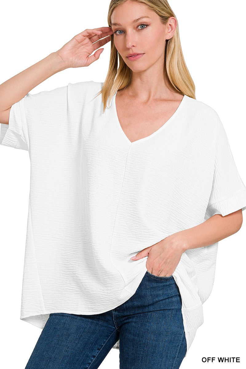 V-NECK DOLMAN TOP